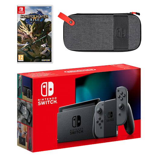 Nintendo Switch (Grey) MONSTER HUNTER RISE Pack